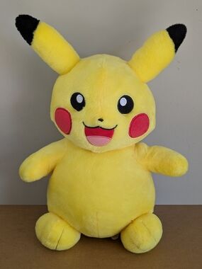 Build-A-Bear Pikachu Pokémon Plush Toy, B.A.B Stuffed Animal Nintendo Game Freak